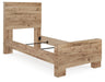 Hyanna Twin Panel Bed with Mirrored Dresser - alternate view 5