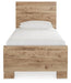 Hyanna Twin Panel Bed with Mirrored Dresser - alternate view 6