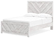 Cayboni Full Panel Bed with Mirrored Dresser - alternate view 13