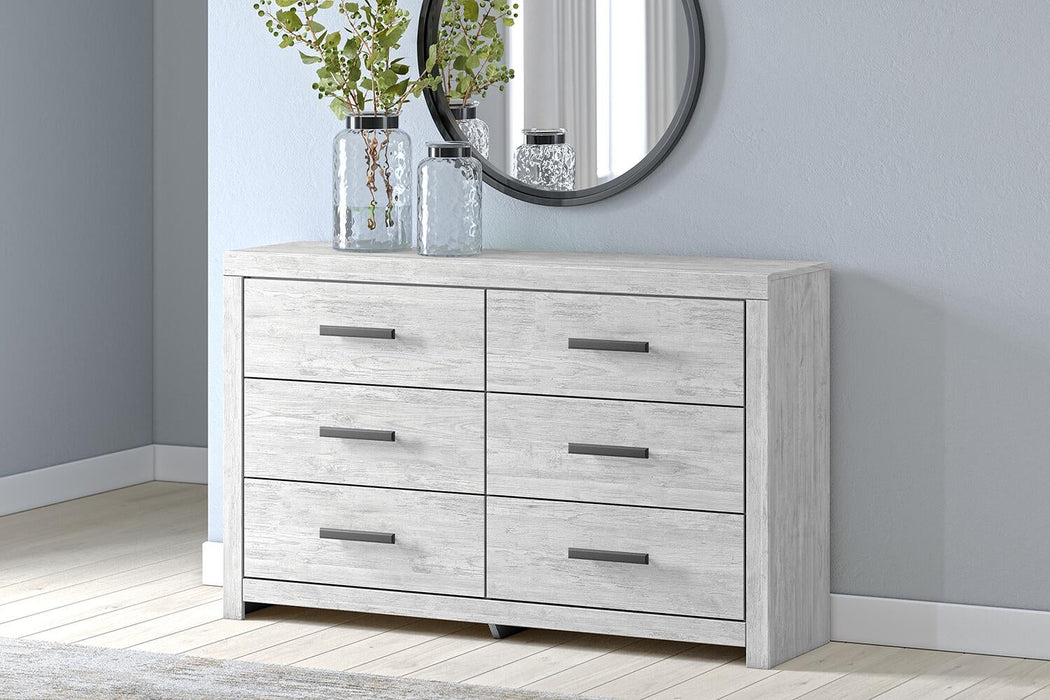 Cayboni Full Panel Bed with Mirrored Dresser - alternate view 21