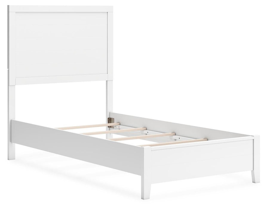 Binterglen Twin Panel Bed with Mirrored Dresser and Nightstand - alternate view 7