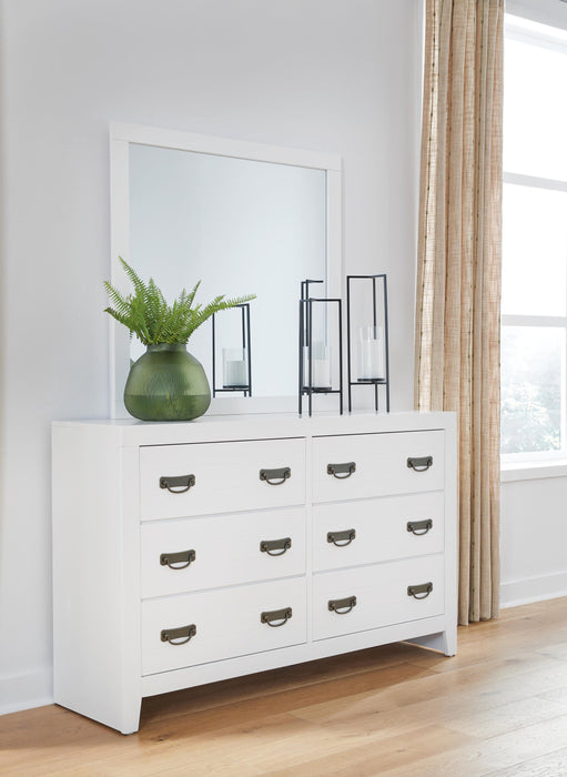 Binterglen Twin Panel Bed with Mirrored Dresser and Nightstand - alternate view 15