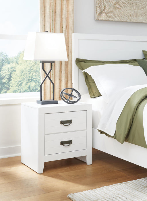 Binterglen Twin Panel Bed with Mirrored Dresser and Nightstand - alternate view 17