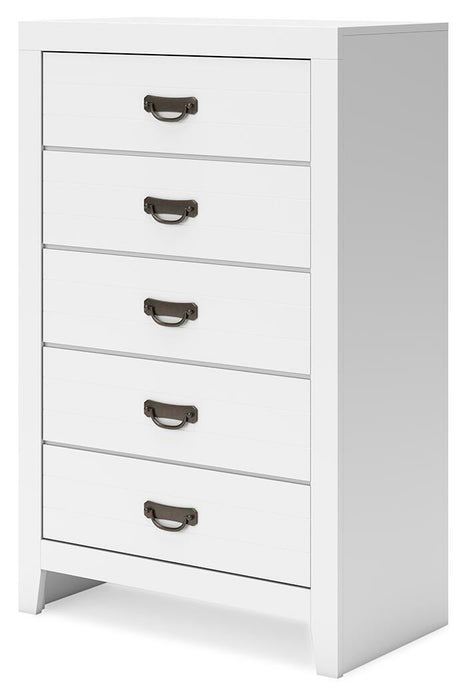 Binterglen Twin Panel Bed, Dresser, Mirror, Chest and Nightstand - alternate view 14