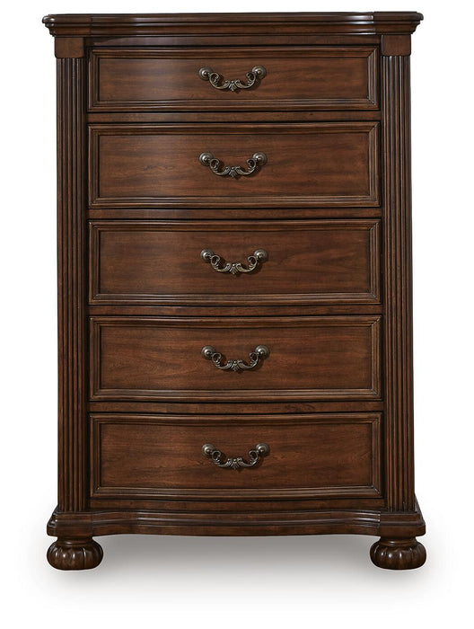 Lavinton Queen Poster Bed, Dresser, Mirror, Chest and Nightstand - alternate view 4