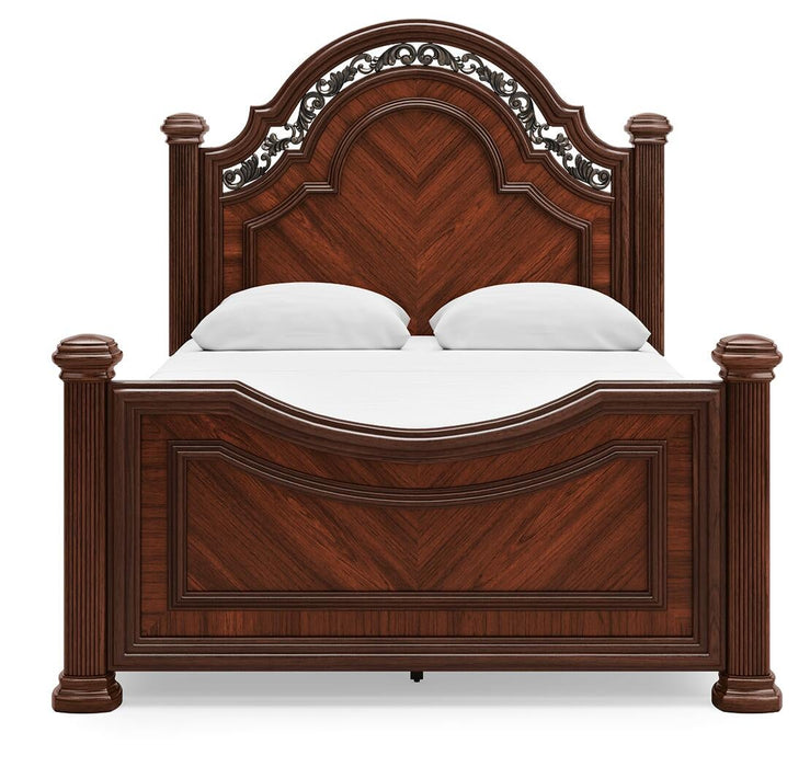 Lavinton Queen Poster Bed, Dresser, Mirror, Chest and Nightstand - alternate view 9