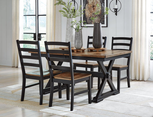 Wildenauer Dining Table and 4 Chairs - alternate view 2
