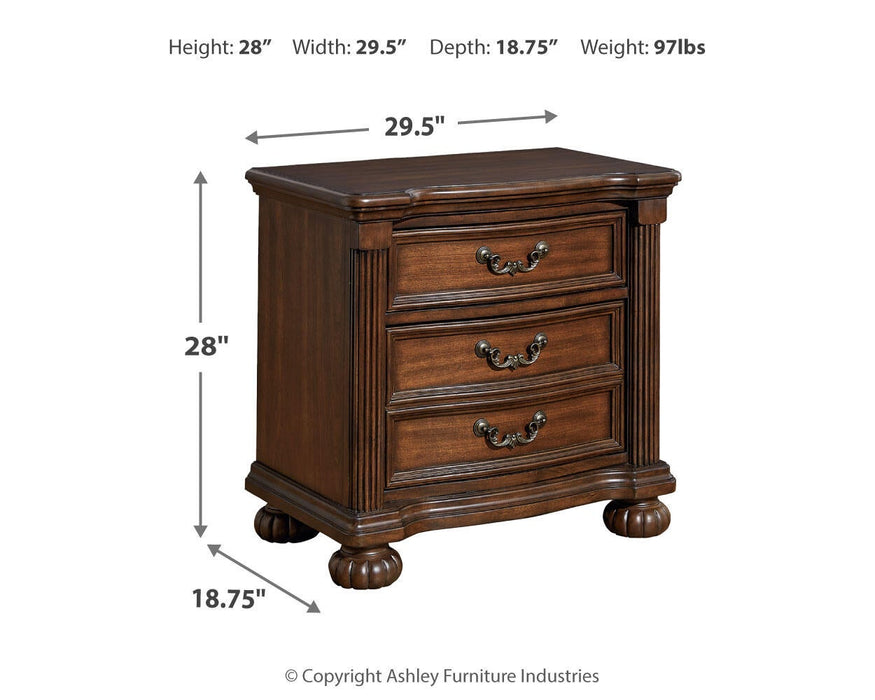 Lavinton King Poster Bed, Dresser, Mirror, Chest and Nightstand - alternate view 19