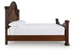 Lavinton California King Poster Bed with Mirrored Dresser - alternate view 8