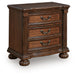 Lavinton California King Poster Bed with Mirrored Dresser and Nightstand - alternate view 6
