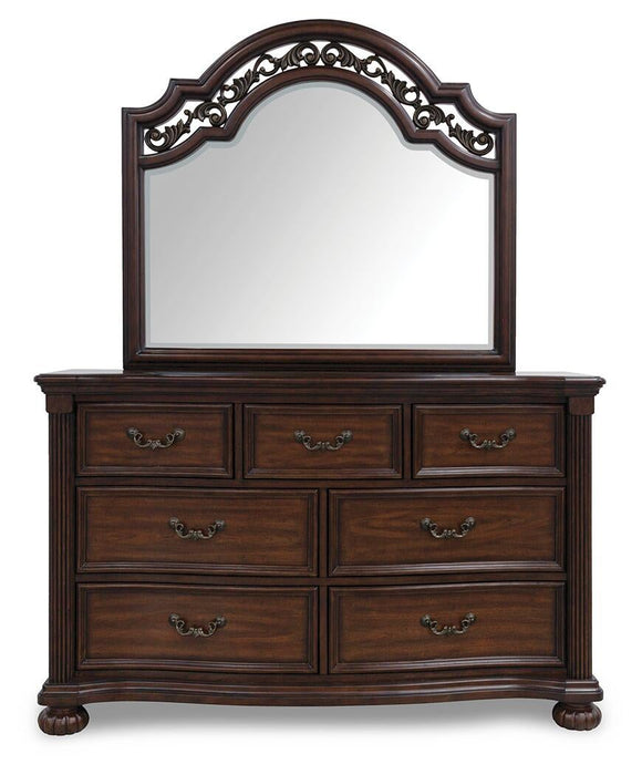 Lavinton California King Poster Bed, Dresser, Mirror, Chest and Nightstand - alternate view 2