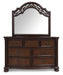 Lavinton California King Poster Bed, Dresser, Mirror, Chest and Nightstand - alternate view 2