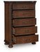 Lavinton California King Poster Bed, Dresser, Mirror, Chest and Nightstand - alternate view 6
