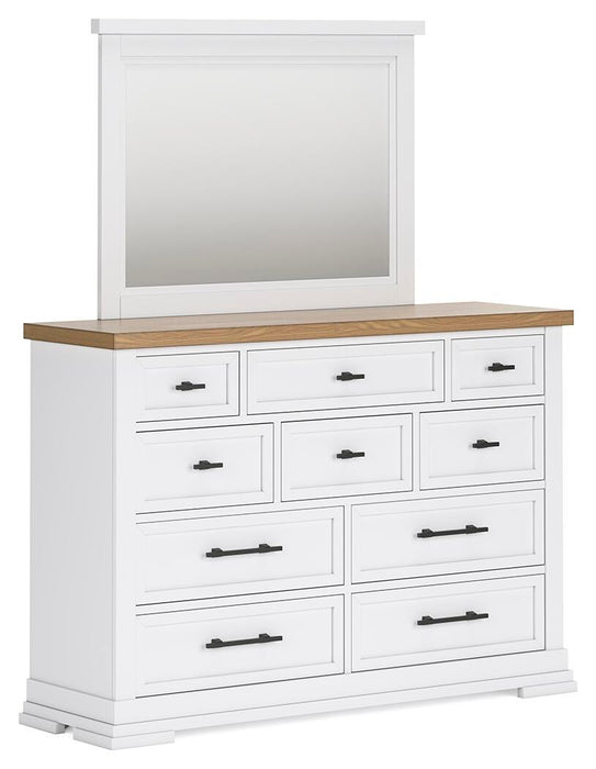 Ashbryn King Panel Storage Bed, Dresser, Mirror and Nightstand - alternate view 3