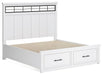 Ashbryn King Panel Storage Bed, Dresser, Mirror and Nightstand - alternate view 11