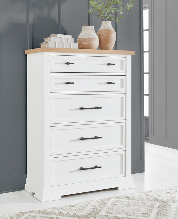 Ashbryn King Panel Storage Bed, Dresser, Mirror, Chest and Nightstand - alternate view 25