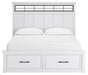 Ashbryn California King Panel Storage Bed, Dresser and Mirror - alternate view 7