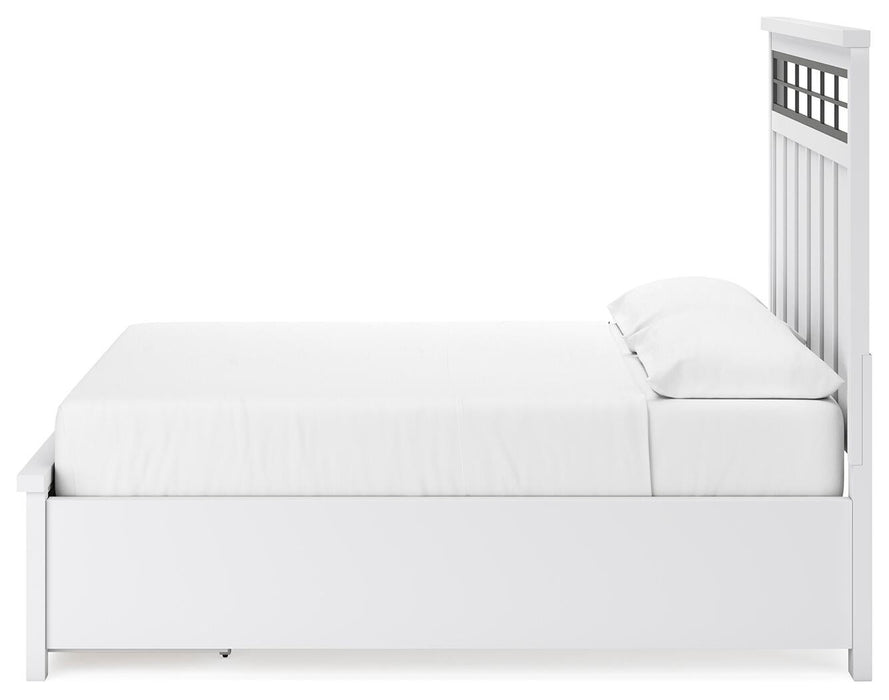 Ashbryn California King Panel Storage Bed, Dresser and Mirror - alternate view 13
