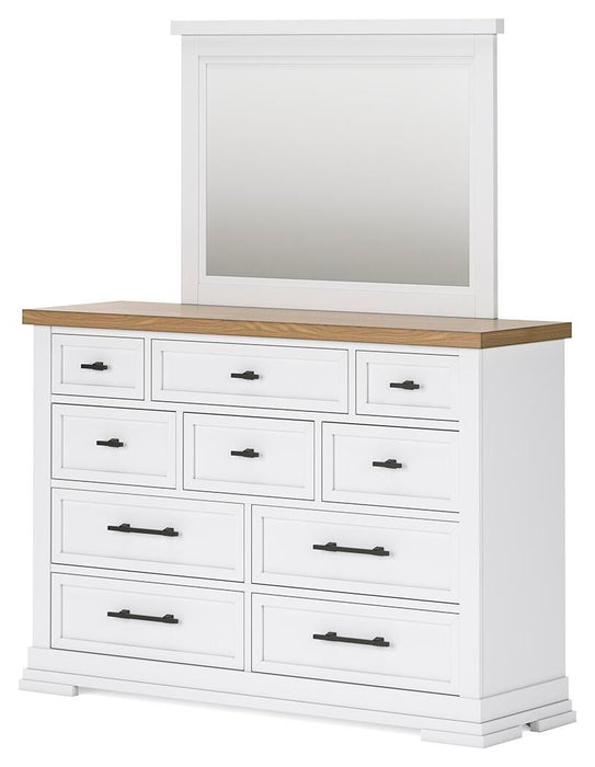 Ashbryn California King Panel Storage Bed, Dresser, Mirror and Nightstand - alternate view 6