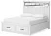 Ashbryn California King Panel Storage Bed, Dresser, Mirror, Chest and Nightstand - alternate view 16