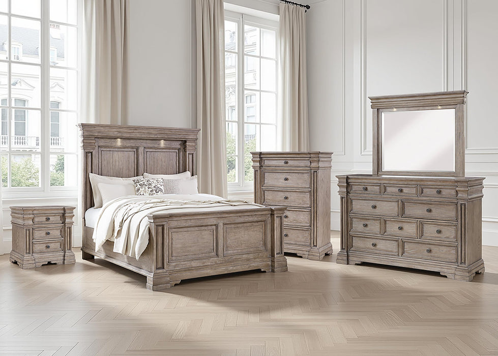 Blairhurst Queen Panel Bed, Dresser, Mirror, Chest and Nightstand - alternate view 2