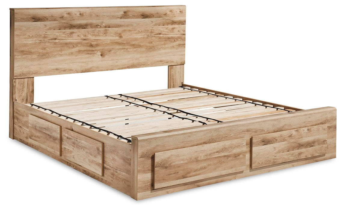 Hyanna Queen Panel Storage Bed with 1 Under Bed Storage Drawer, Dresser, Mirror, Chest and Nightstand - alternate view 7