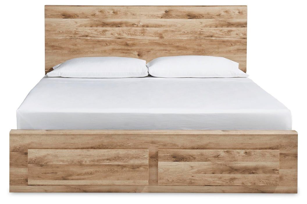 Hyanna Queen Panel Storage Bed, Dresser and Mirror - alternate view 4