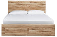 Hyanna Queen Panel Storage Bed, Dresser and Mirror - alternate view 4