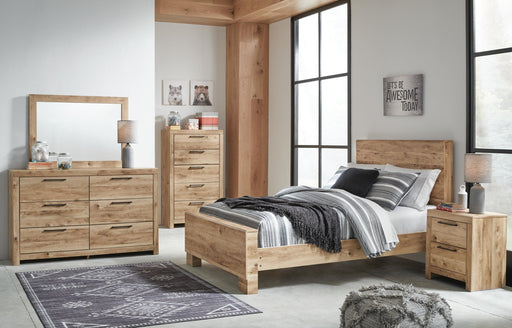 Hyanna Full Panel Bed, Dresser, Mirror, Chest and Nightstand - alternate view 2