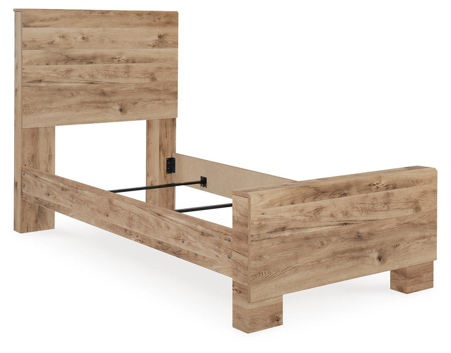 Hyanna Twin Panel Bed, Dresser, Mirror, Chest and Nightstand - alternate view 7
