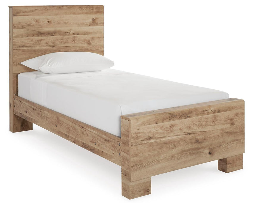 Hyanna Twin Panel Bed, Dresser, Mirror and Nightstand - alternate view 5