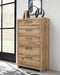 Hyanna King Panel Storage Bed with 2 Under Bed Storage Drawers, Dresser, Mirror, Chest and Nightstand - alternate view 17