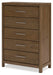 Cabalynn Queen Upholstered Bed with Mirrored Dresser, Chest and Nightstand - alternate view 10