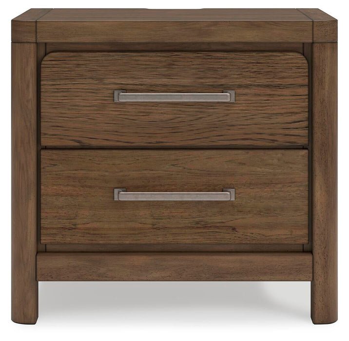 Cabalynn Queen Panel Bed with Storage with Mirrored Dresser and Nightstand - alternate view 15