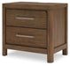 Cabalynn Queen Panel Bed with Storage with Mirrored Dresser and Nightstand - alternate view 16
