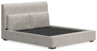 Cabalynn King Upholstered Bed with Mirrored Dresser and Nightstand - alternate view 8