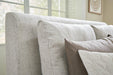 Cabalynn King Upholstered Bed with Mirrored Dresser - alternate view 14
