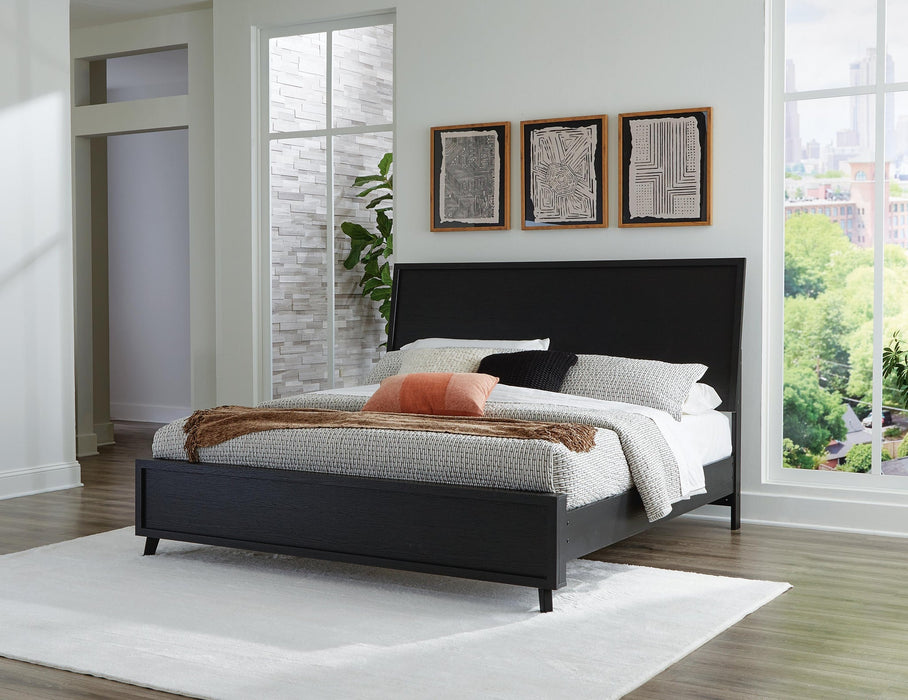 Danziar King Panel Bed, Dresser, Mirror, Chest and Nightstand - alternate view 15