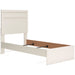 Stelsie Twin Panel Bed with Mirrored Dresser - alternate view 5