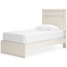 Stelsie Twin Panel Bed with Mirrored Dresser - alternate view 7