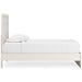 Stelsie Twin Panel Bed with Mirrored Dresser - alternate view 11