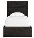 Belachime Twin Panel Bed with Mirrored Dresser - alternate view 6