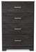 Belachime Twin Panel Bed with Mirrored Dresser, Chest and Nightstand - alternate view 8