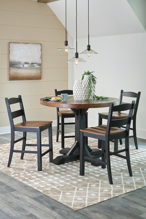 Valebeck Counter Height Dining Table and 4 Barstools - alternate view 2