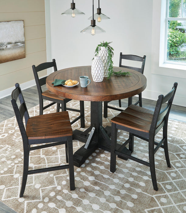 Valebeck Counter Height Dining Table and 4 Barstools - alternate view 4