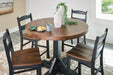 Valebeck Counter Height Dining Table and 4 Barstools - alternate view 3