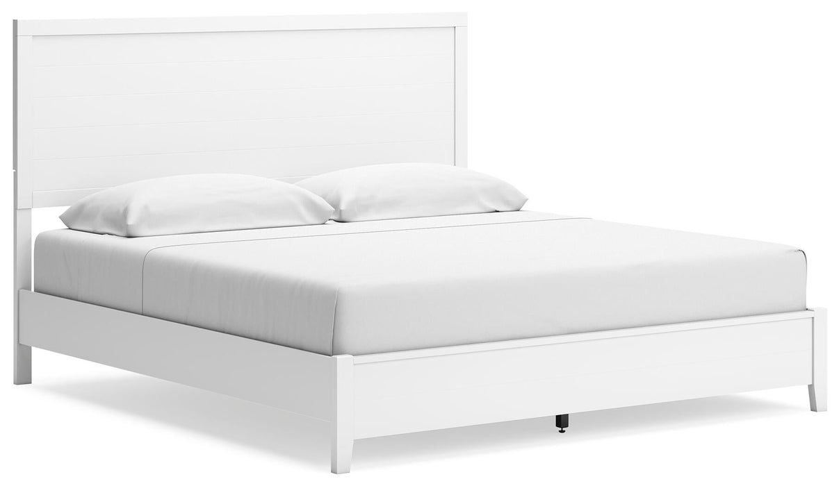 Binterglen King Panel Bed with Mirrored Dresser - alternate view 6