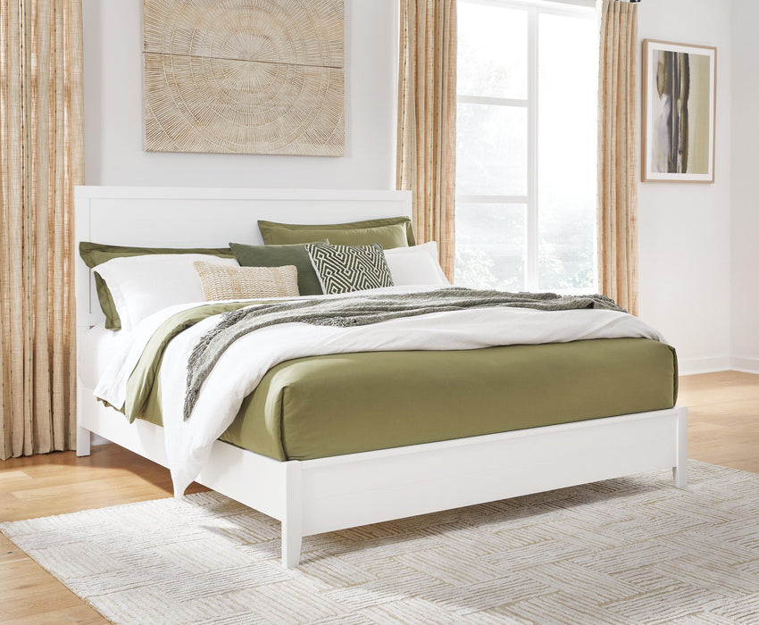 Binterglen King Panel Bed with Mirrored Dresser - alternate view 10