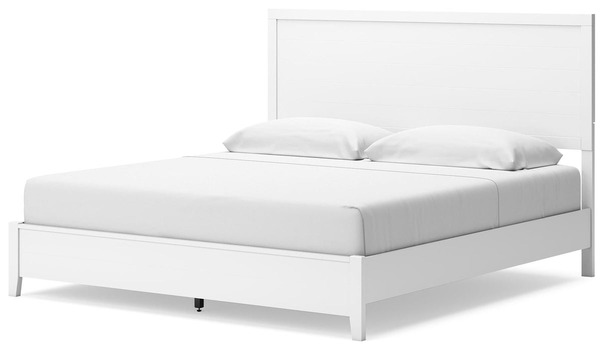 Binterglen King Panel Bed with Mirrored Dresser and Nightstand - alternate view 9