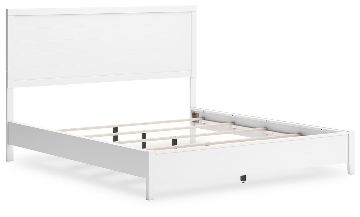 Binterglen California King Panel Bed with Mirrored Dresser and Nightstand - alternate view 7
